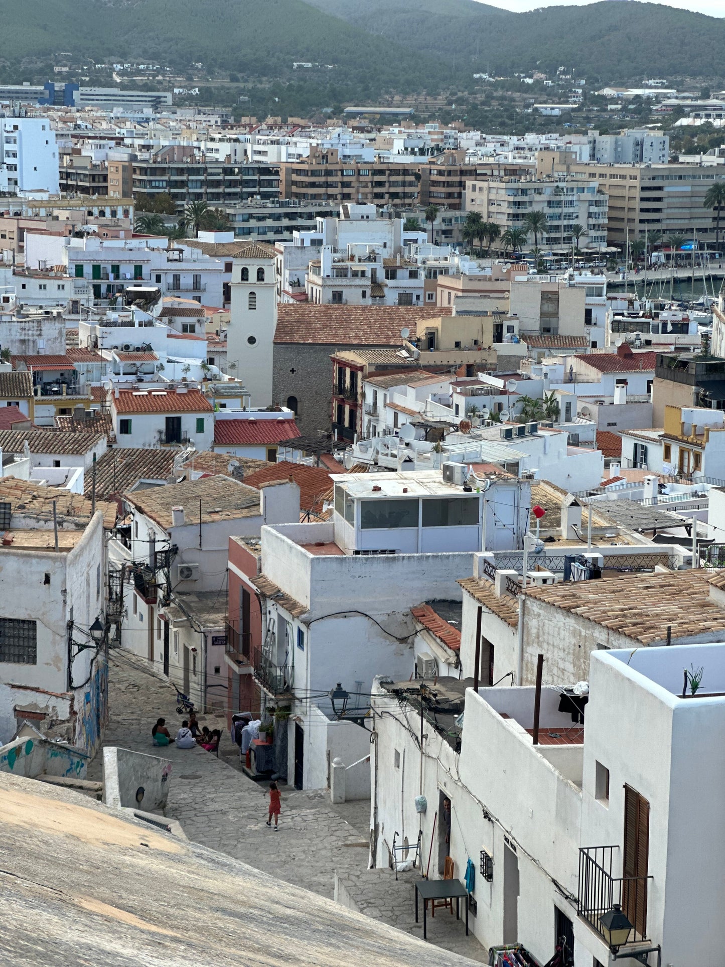 Ibiza Town Bodega Tapas, Wine, Local Food Market & Castle & Firecrackers.